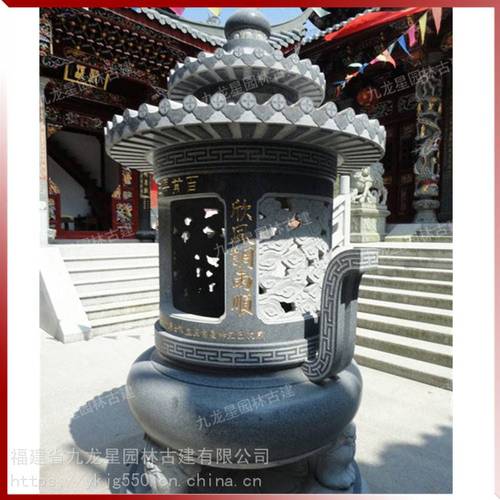 石头做的烧金炉 寺庙用石雕烧纸炉 仿古雕塑石雕金炉金亭 大小可定制